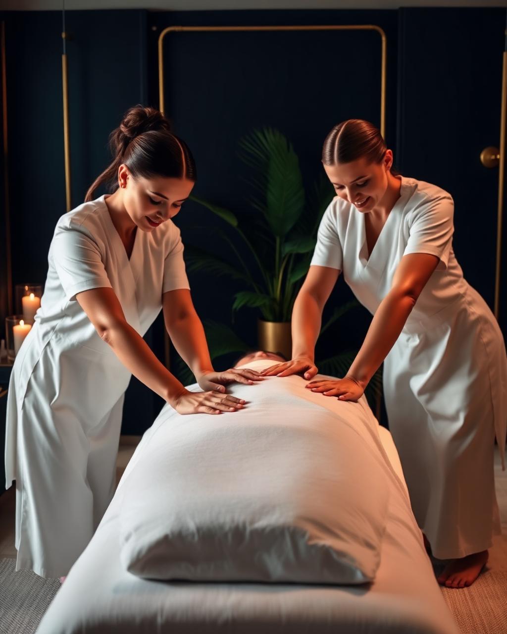 Masaje a cuatro manos en Maralba Spa, Playa del Carmen